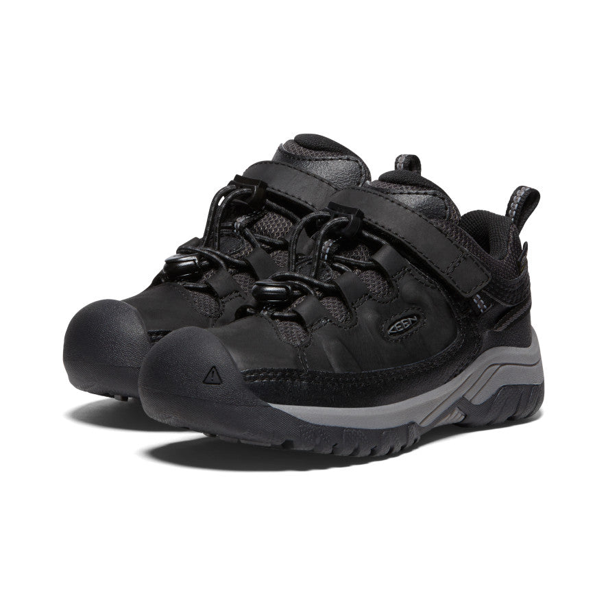 Kids Waterproof Shoes, Black Toddler Sneakers