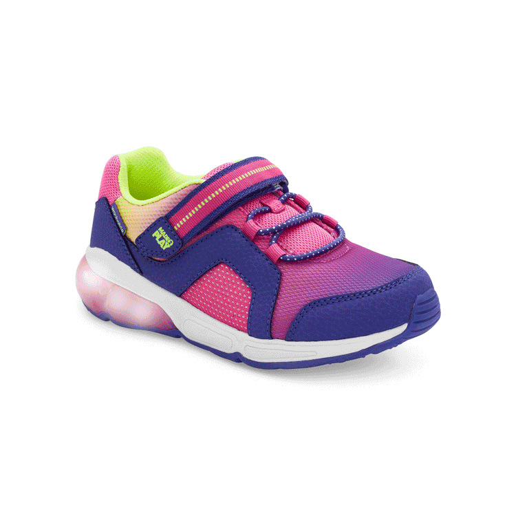 Stride Rite Girls Light Up Lumi Bounce Tropical Multi Chic