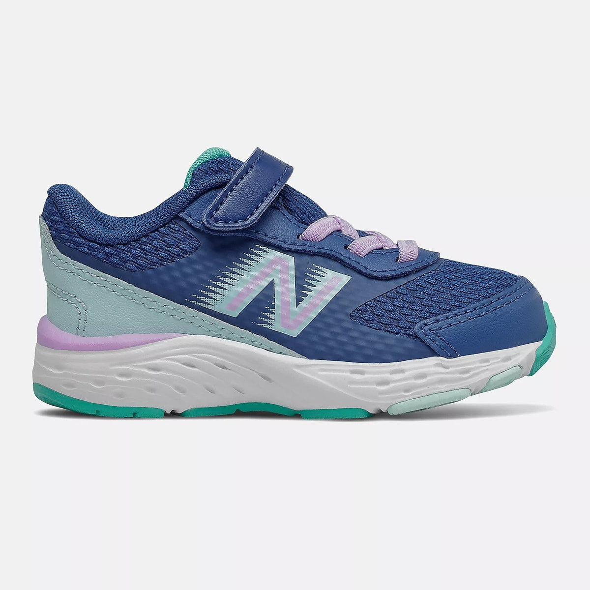 New Balance Toddler Girls 680 Blue Purple