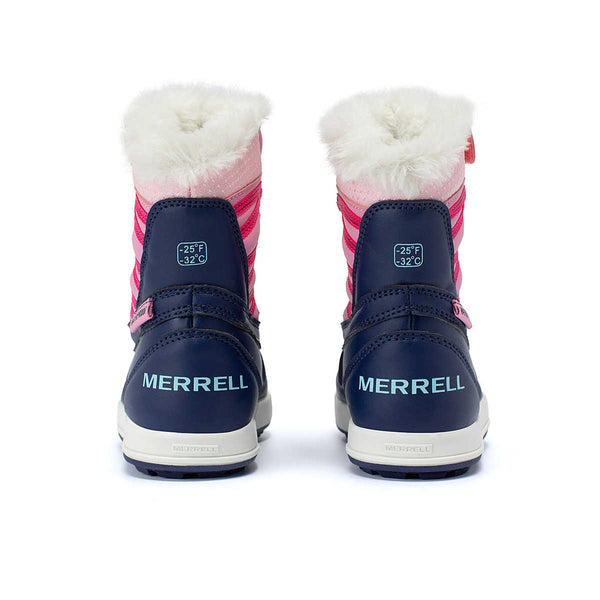 Merrell Little Kids Snowbank Winter Boot Navy/Pink