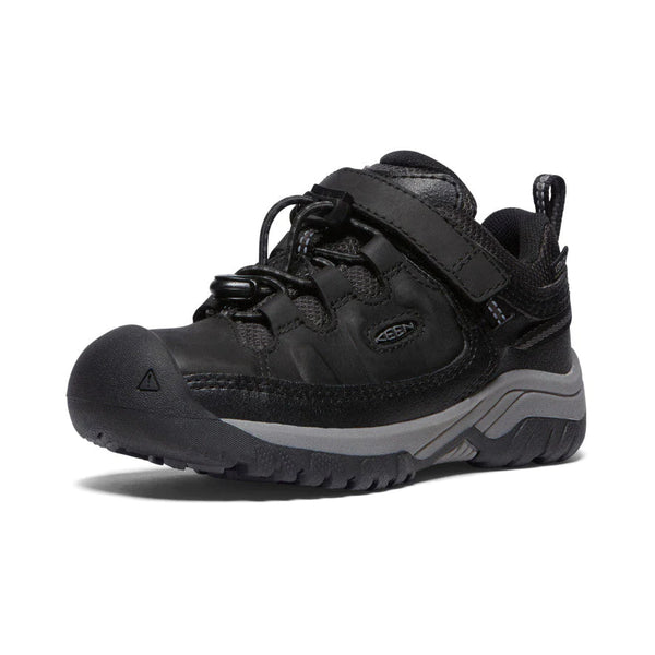 Keen Little Kids' Targhee Waterproof Shoe Black/Steel Grey