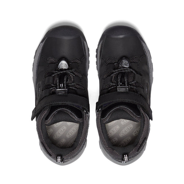 Keen Little Kids' Targhee Waterproof Shoe Black/Steel Grey