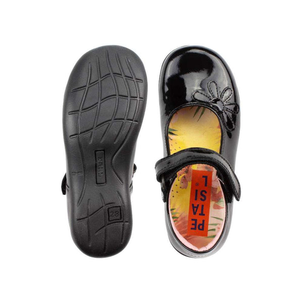 Petasil Uniform Girls Bonnie 4975 Black Patent