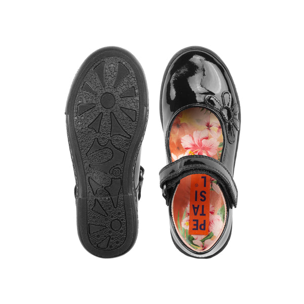 Petasil Uniform Girls Donna 5668 Black Patent