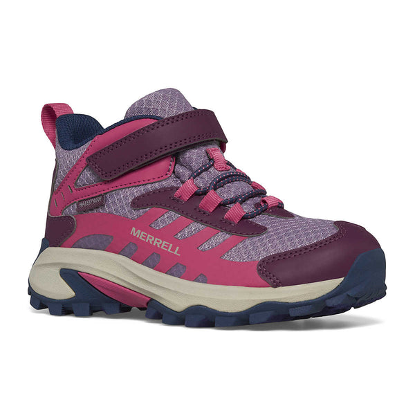 Merrel Kids Moab Speed Mid 2 A/C Waterproof Purple