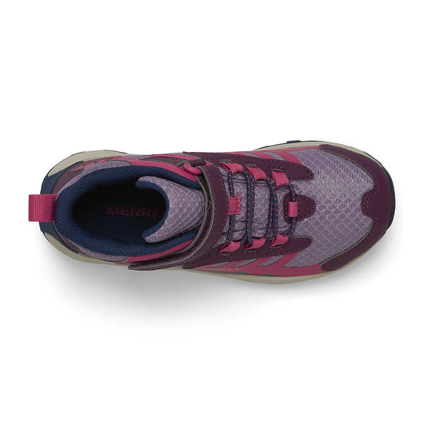 Merrel Kids Moab Speed Mid 2 A/C Waterproof Purple