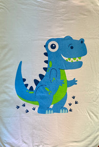 Organic Collection Dino Blanket