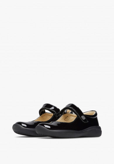 Naturino Girls Catania 2 Black Patent