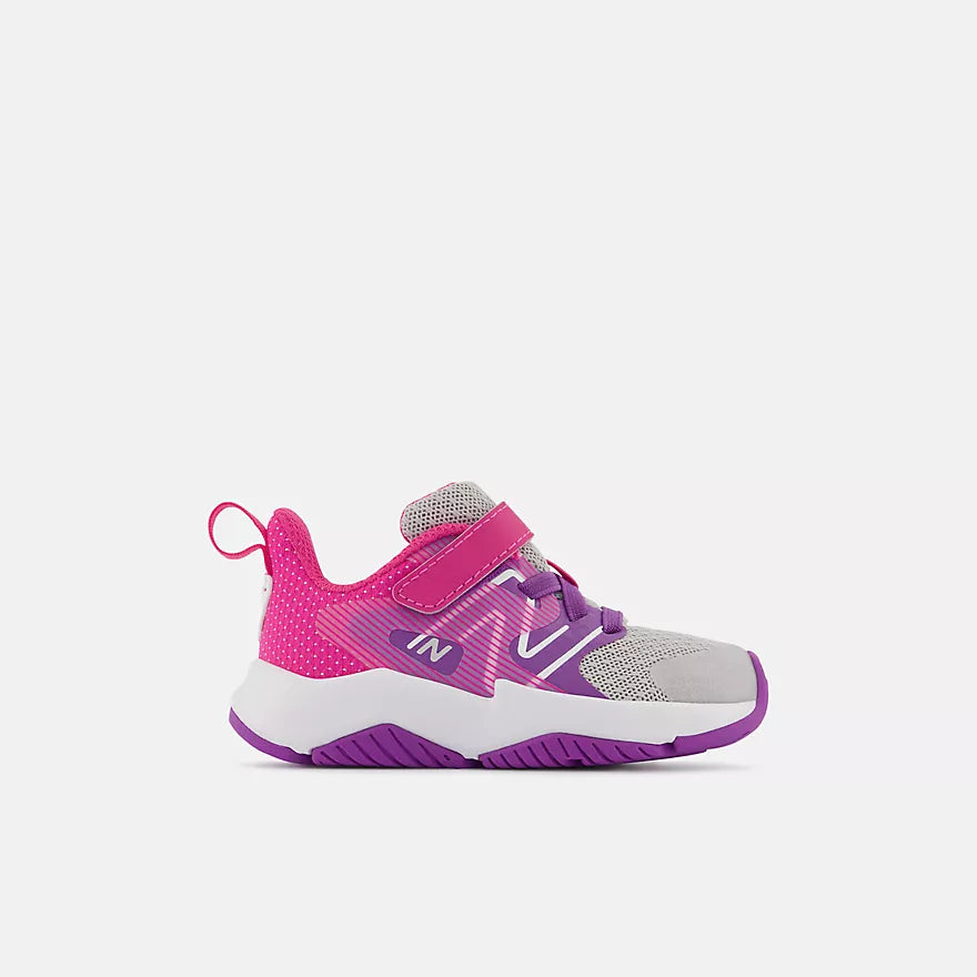 New Balance Toddler Girls Rave Run Grey/Purple – Chic Angels New Balance Toddler Girls Rave Run Grey/Purple – Chic Angels