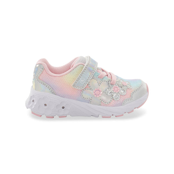 Stride Rite Girls Lighted Glimmer 2.0 Rainbow