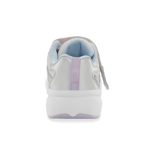 Stride Rite Little Kids Runner Journey Silver Sparkle