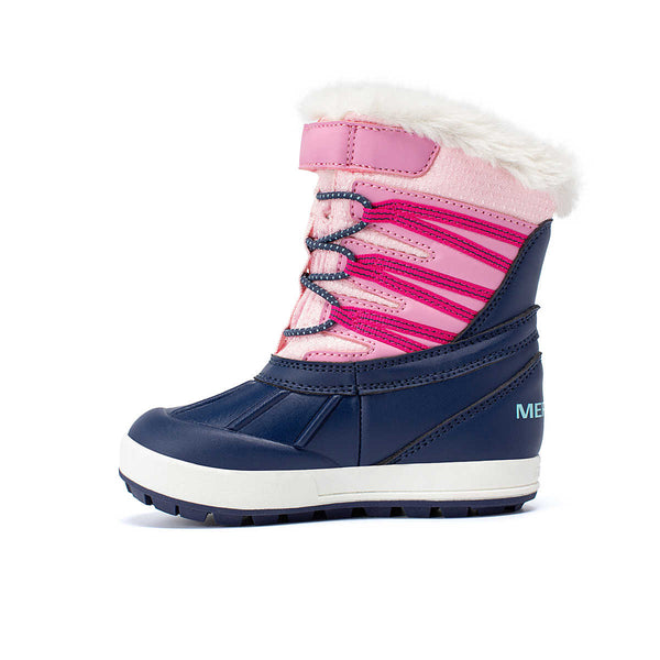 Merrell Little Kids Snowbank Winter Boot Navy/Pink