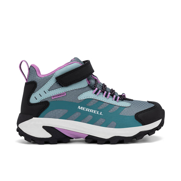 Merrell Kids Moab Mid 2 A/C Waterproof Sage/Black