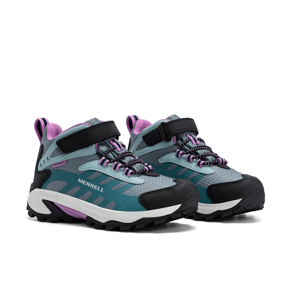 Merrell Kids Moab Mid 2 A/C Waterproof Sage/Black