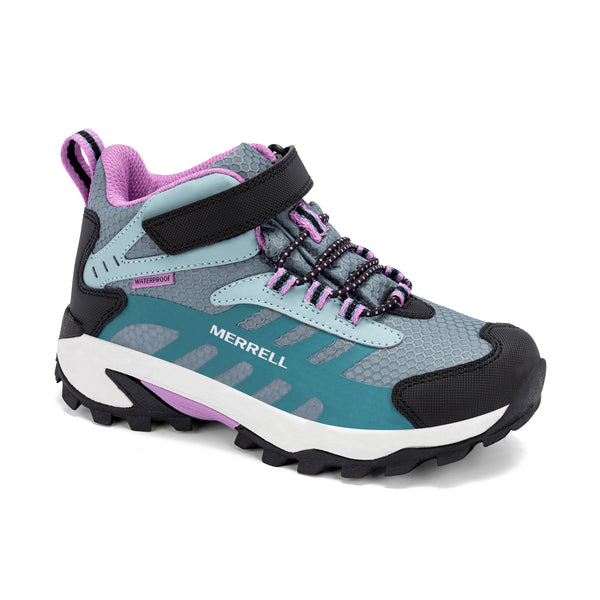 Merrell Kids Moab Mid 2 A/C Waterproof Sage/Black