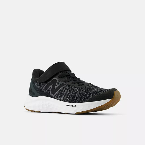 New Balance Big Kids Fresh Foam Arishi Black/White