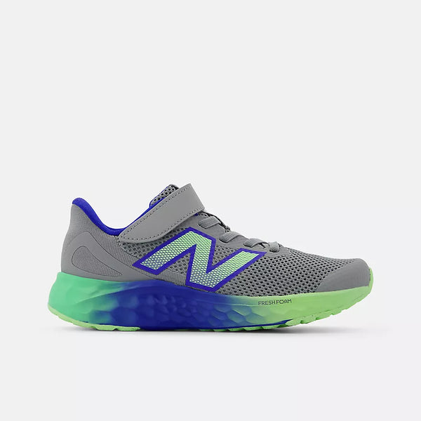 New Balance Big Kids Fresh Foam Arishi Grey/Blue