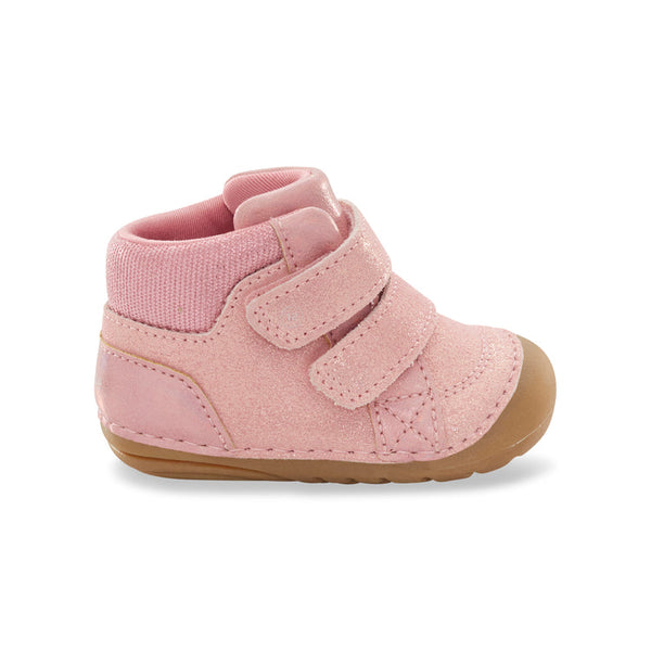 Stride Rite Baby Girls Boot Martin Pink Shimmer