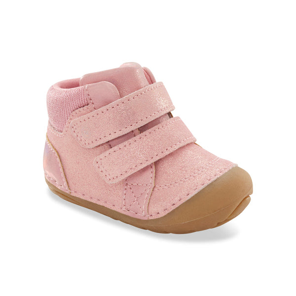 Stride Rite Baby Girls Boot Martin Pink Shimmer