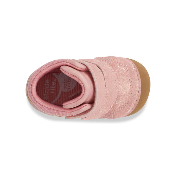 Stride Rite Baby Girls Boot Martin Pink Shimmer