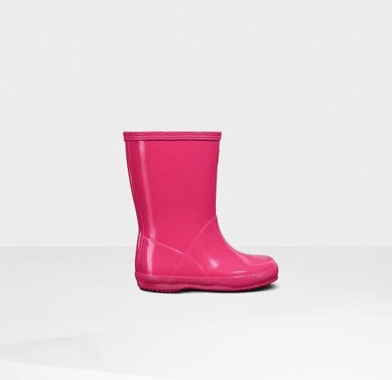 Hunter Kids First Classic Rainboot Gloss Pink (Available In-Store Only)