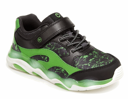 Stride Rite Boys Lighted Swirl Black/Green (Available In-Store Only)
